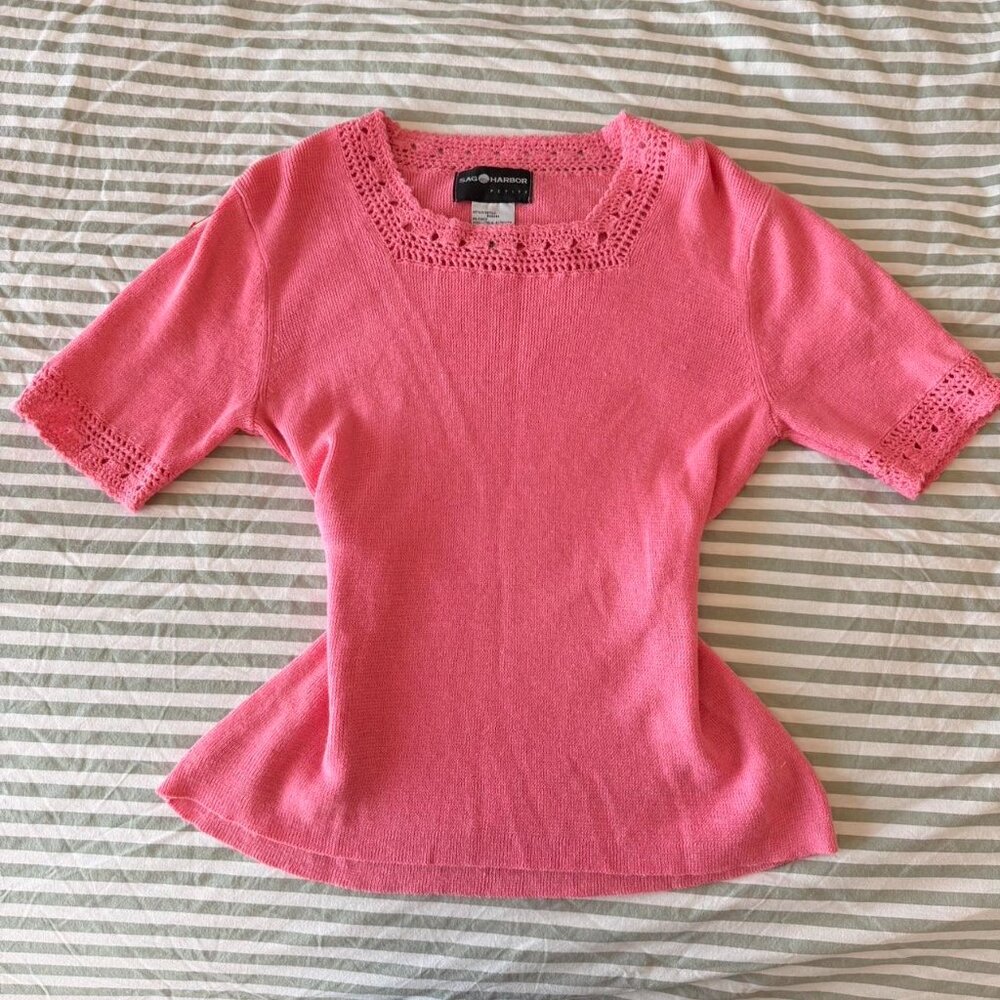 Pink Sag Harbor Top With B 4 B 0